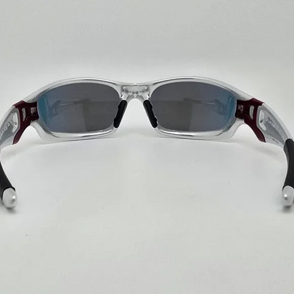 *SOLD* Oakley 04-329 Straight Jacket II White Chrome Frame +Red Lens Sunglasses - Picture 5 of 15